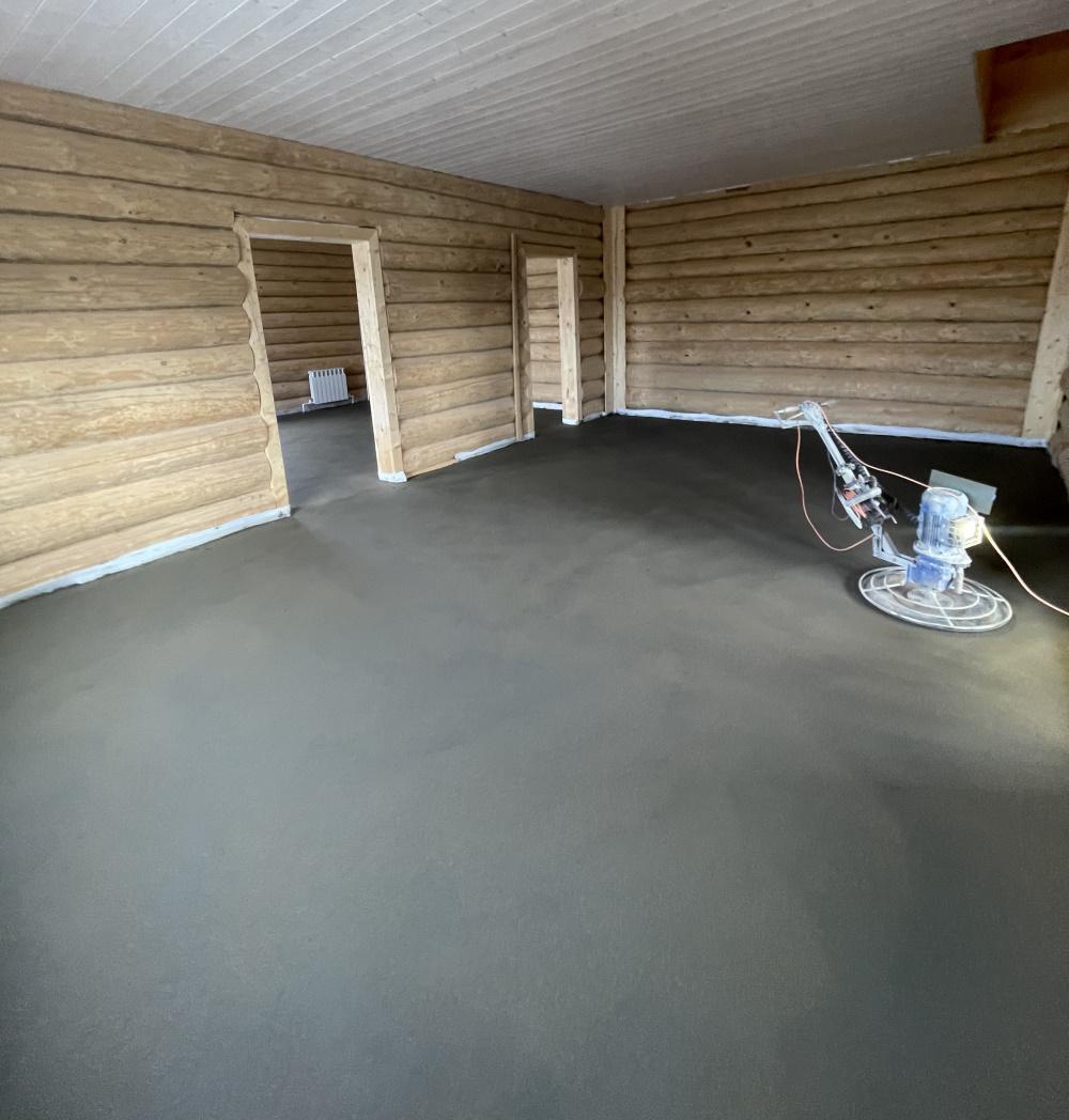 Полусухая стяжка пола в домах и коттеджах