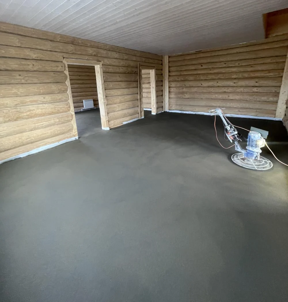 Полусухая стяжка пола в домах и коттеджах